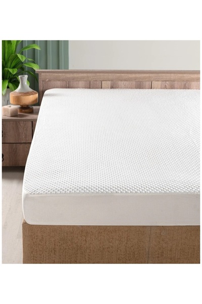 Elegant مرتبة سرير مقاس 120 × 200 مقاومة للماء - لون أبيض