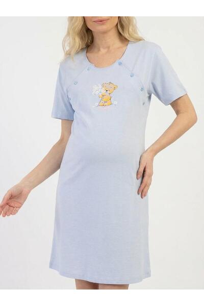 cotonhause Women's Short Sleeve Breastfeeding Comfortable 100% Cotton Materni...