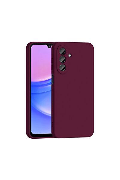 Paladyum Case Samsung Galaxy A17 Compatible Velvet Burgundy Launch Silicone Case