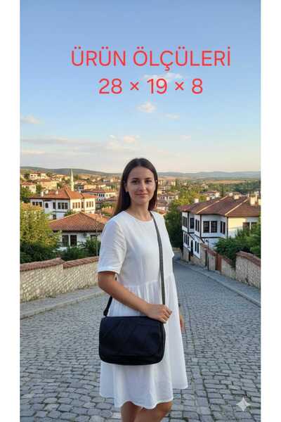 VELOA ÇANTA حقيبة كتف من الجلد الطبيعي من فيولا