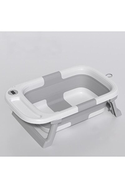 Baby love Babylove Double-Foldable Baby Bathtub with Thermometer & Mattress G...