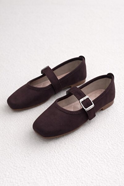 Moda Frato Rossa Belted Ballerina Casual Women's Shoes Mary Jane Home Ballerinas