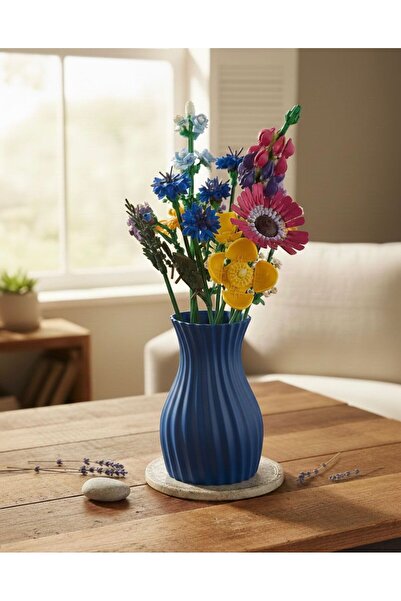 Wnew Linea – PLA Biyoplastik Dekoratif Vazo (Çok Renkli)