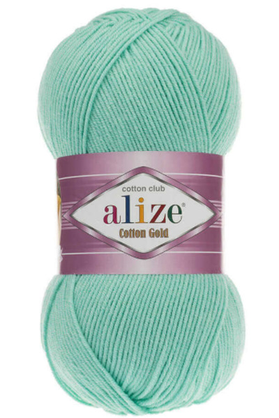 Alize Cotton Gold Water Green 1 Piece Collar: 15