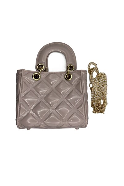 Other حقيبة سلكون ميني «لوميير» مبطنة بسلسلة ذهبية