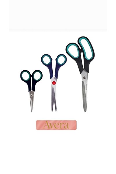 Avera Σετ τριπλό ψαλίδι Stainless Scissors 3 τεμαχίων