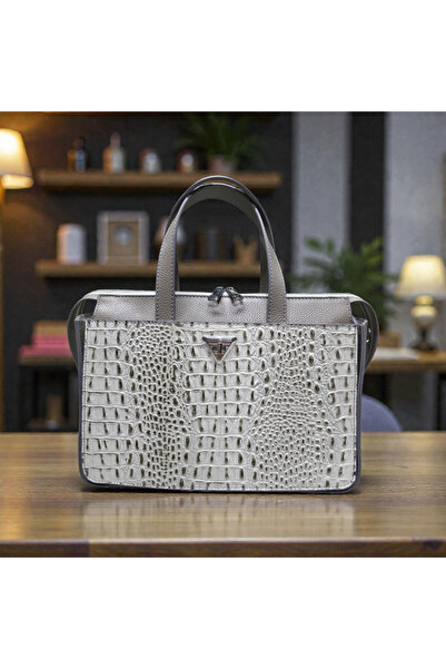 valentina victoria Genuine Leather, Combined with Crocodile Leather, Practica...