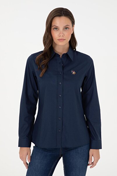 Polo Women's Black Long Sleeve Basic Shirt