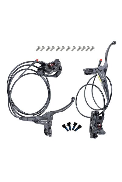 LOGAN HD-M800E Extra Power E-Bike Hydraulic Brake Set - 4 Pistons, with Power Breaker, 2 Pin | RKS,