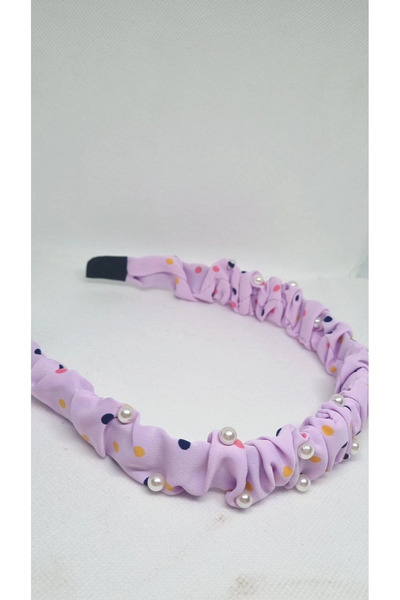 KÜÇÜKKANATLAR Pearl Detailed Polka Dot Crown