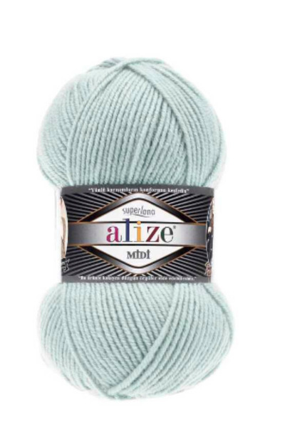 Alize Süperlena Midi Mint Green 1 Piece Color: 522