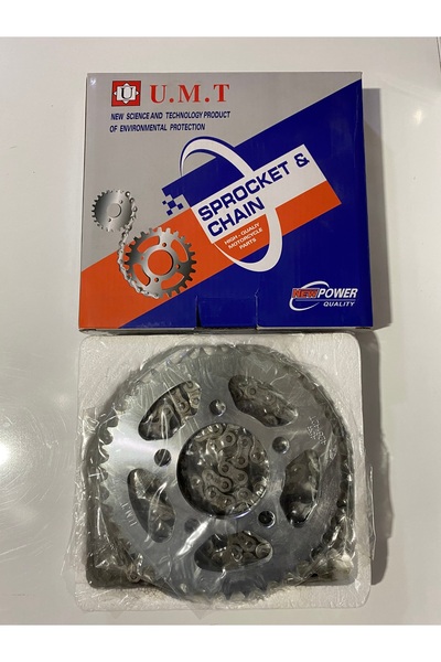 PRC MONDİAL DRİFT L ZİNCİR DİŞLİ SETİ ÖN 15t ARKA 42t DİŞLİ VE ZİNCİR ( MH DR...