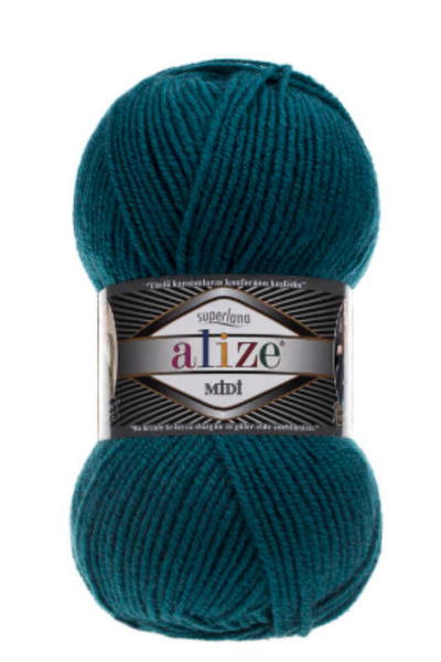 Alize Süperlena Midi Petrol Color 1 Piece Color: 212