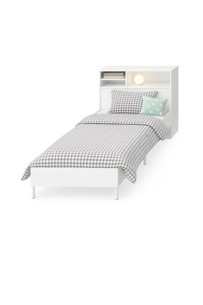 UMGMOBİLYA WESSTA SERİSİ TEK KİŞİLİK KARYOLA BAŞLIK,YATAK ALTLIĞI,GENÇ ODASIY...