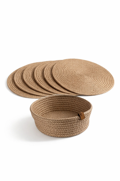 MS Glassware American Serving, 7-Piece Runner with Bread Basket, Presentation...