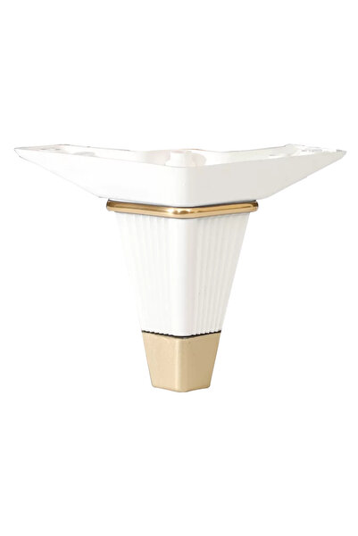 BafArt White Plastic Furniture Leg 4 Pieces