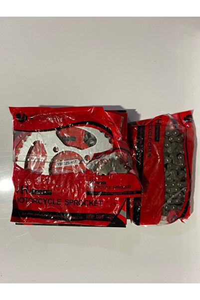 PRC YAMAHA YBR ZİNCİR DİŞLİ SETİ ÖN 14T - ARKA 45T - ZİNCİR 118L