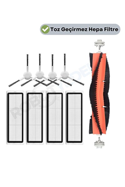 robotyedek Dreame D10 Plus Gen 2 (Rll42Sda) Compatible Replacement Mop-Free B...