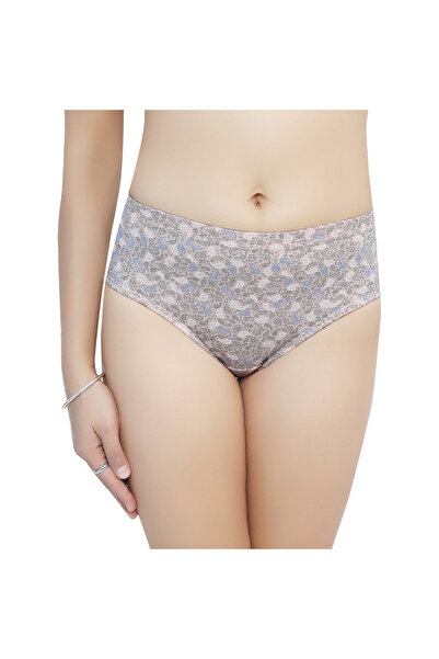 TEENS LIFESTYLE Pack of 6 - Inner Elastic Printed Cotton High Coverage Hipster Panty - Prints May Vary