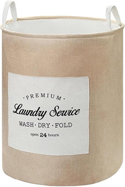Lawazim Round Laundry Basket with Printed Letters from - One Piece | Laundry ...