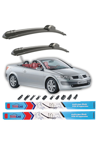 TEAMCAR Υαλοκαθαριστήρες Renault Megane II CC (20022005) Εμπρός σετ