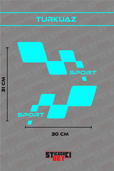 STİCKERCI BEY Sport Written Motorcycle Laptop Helmet Car Sticker Decal (Foil ...
