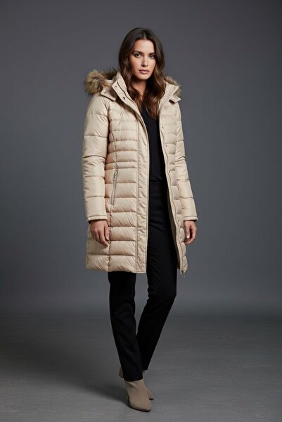 Robin Inner Filling Snap Fastener and Zipper Closure Removable K Hooded Long ...