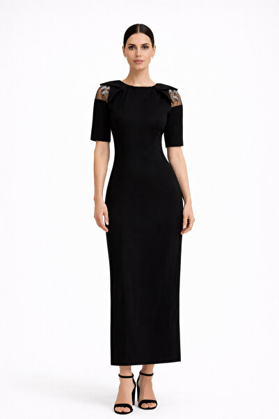 PRİNCESS Elegant black dress with a classic design