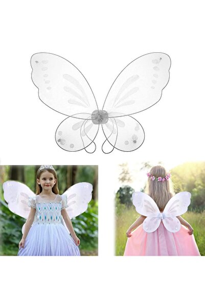 ELECDON Butterfly Wings Dress for Girls
