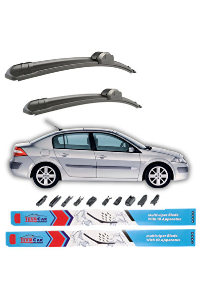 TEAMCAR Υαλοκαθαριστήρες Renault Megane II Sedan (2002-2005) Εμπρός σετ