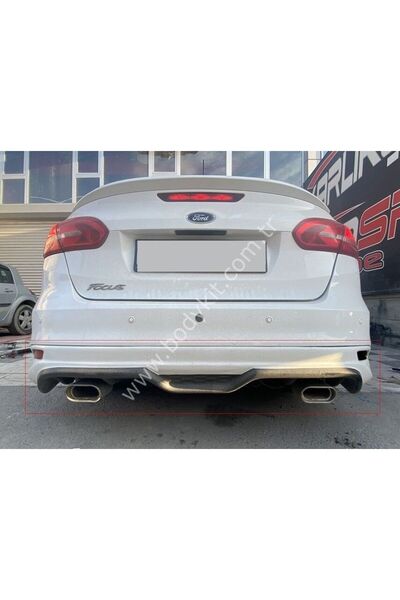 AksoyTuning Ford Focus 3.5 Uyumlu Yedek Parça Sedan Arka Tampon Eki