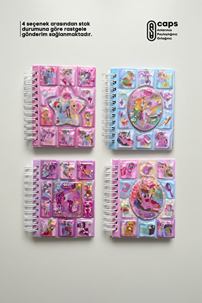 caps office 1 Adet My Little Pony Sulu & Pullu Kalın Kapak Not Defteri – 110 ...