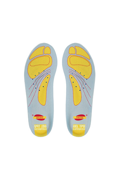 Shelter Platinum Footbed Jell Insole for Superior Comfort and Support