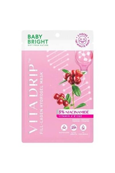 Bright Hydrogel Vita Drip Fill-Age Mask for Skin Nourishment with Vitamins fr...