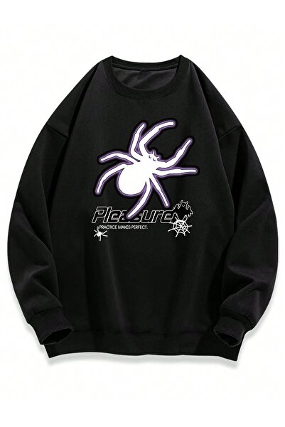 donamod سويت شيرت برسومات العنكبوت والحروف من سلسلة Coko