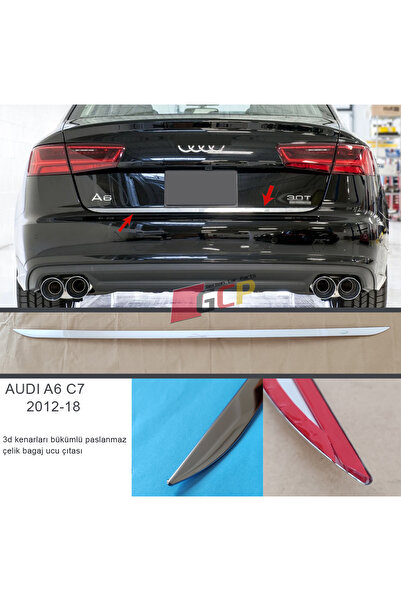 GCP German Car Parts Audi A6 C7 Chrome Trunk End Cover Trim - Audi A6 C7 Modi...