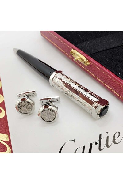 Cartier قلم كارتير لويس بنقوش مفرغة مع كبك
