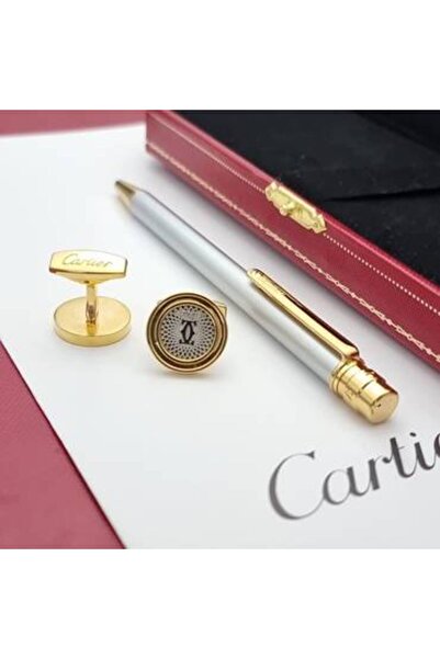 Cartier Cartier Santos pen with Cartier Classic cufflinks