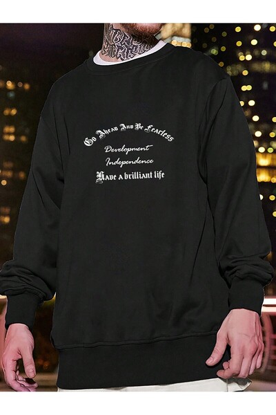 donamod Слоган на серията Coko Графична суитшърт