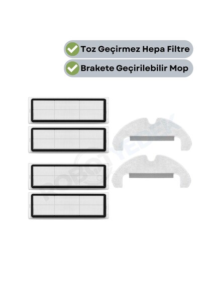 robotyedek Dreame D10 Plus Gen 2 (Rll42Sda) Compatible Replacement Hepa Filte...