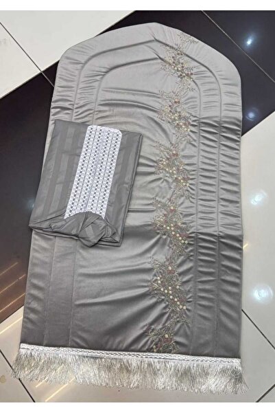Gerenic Embroidered padded foam prayer mat set with sheet