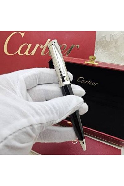 Cartier قلم كارتير سانتوس دي كارتير بنقش البراغي الأيقوني