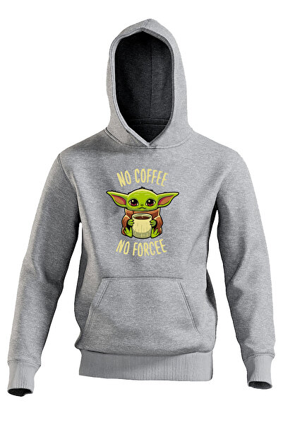 donamod Negru No Coffee No Forcee Printed Femei Bărbați Oversize Hanorac cu g...