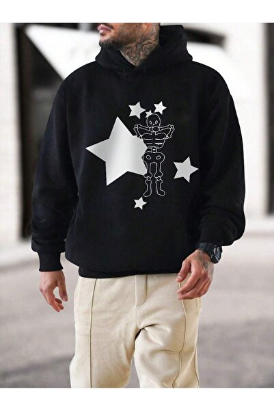 donamod هودي برسومات النجمة والهيكل العظمي من سلسلة Coko