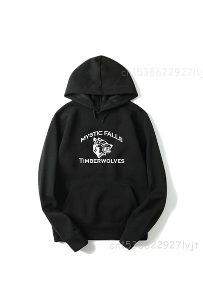 donamod Hanorac oversize unisex cu imprimeu Black Mystic Wolfs bsgmysticwolfs...