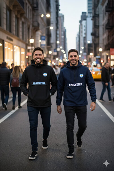 SARI Argentina Argentine Half Zip Raincoat