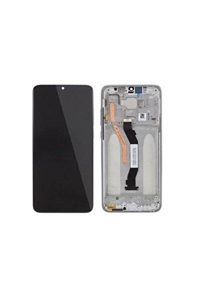 OEM Xiaomi Redmi Note 8 Lcd Ekran Kasalı - Silver Beyaz A++Süper Kalite