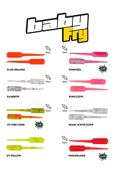 Fujin Baby FRY 2.7cm Kokulu LRF Silikon Yem