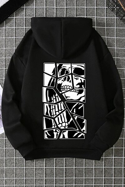 donamod Swea unisex din bumbac tricou KPP-negru-deccal