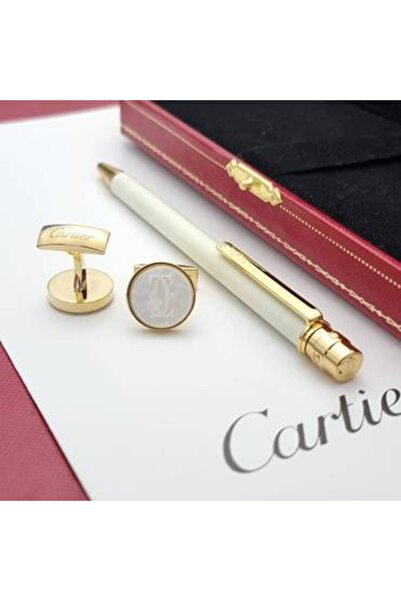 Cartier قلم كارتير سانتوس مع كبك كارتير كلاسيك
